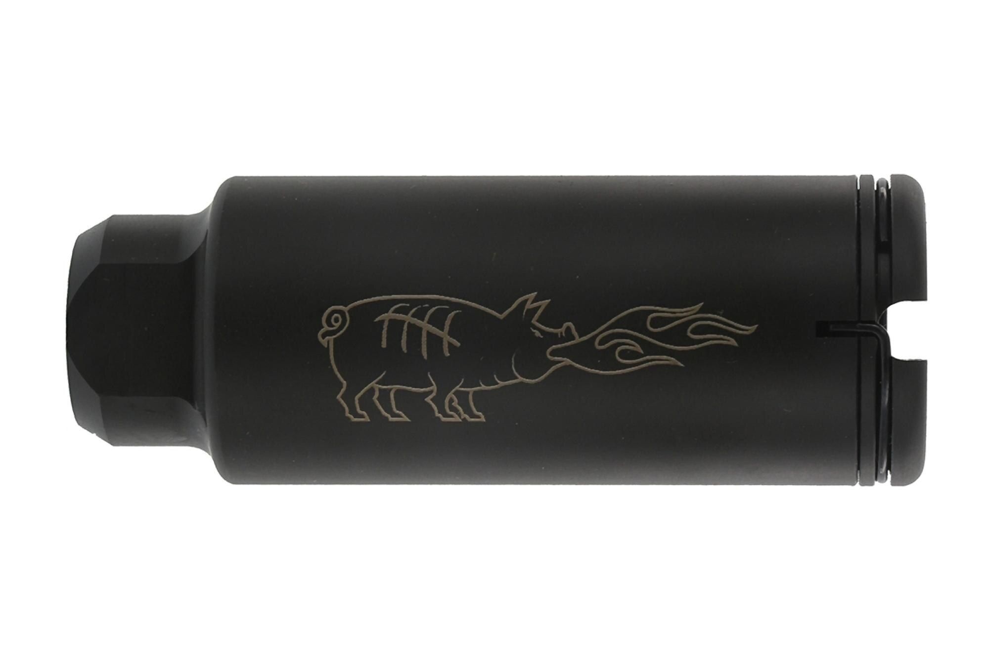 Noveske KX5 Flaming Pig Flash Suppressor - Slim - 1/2x28